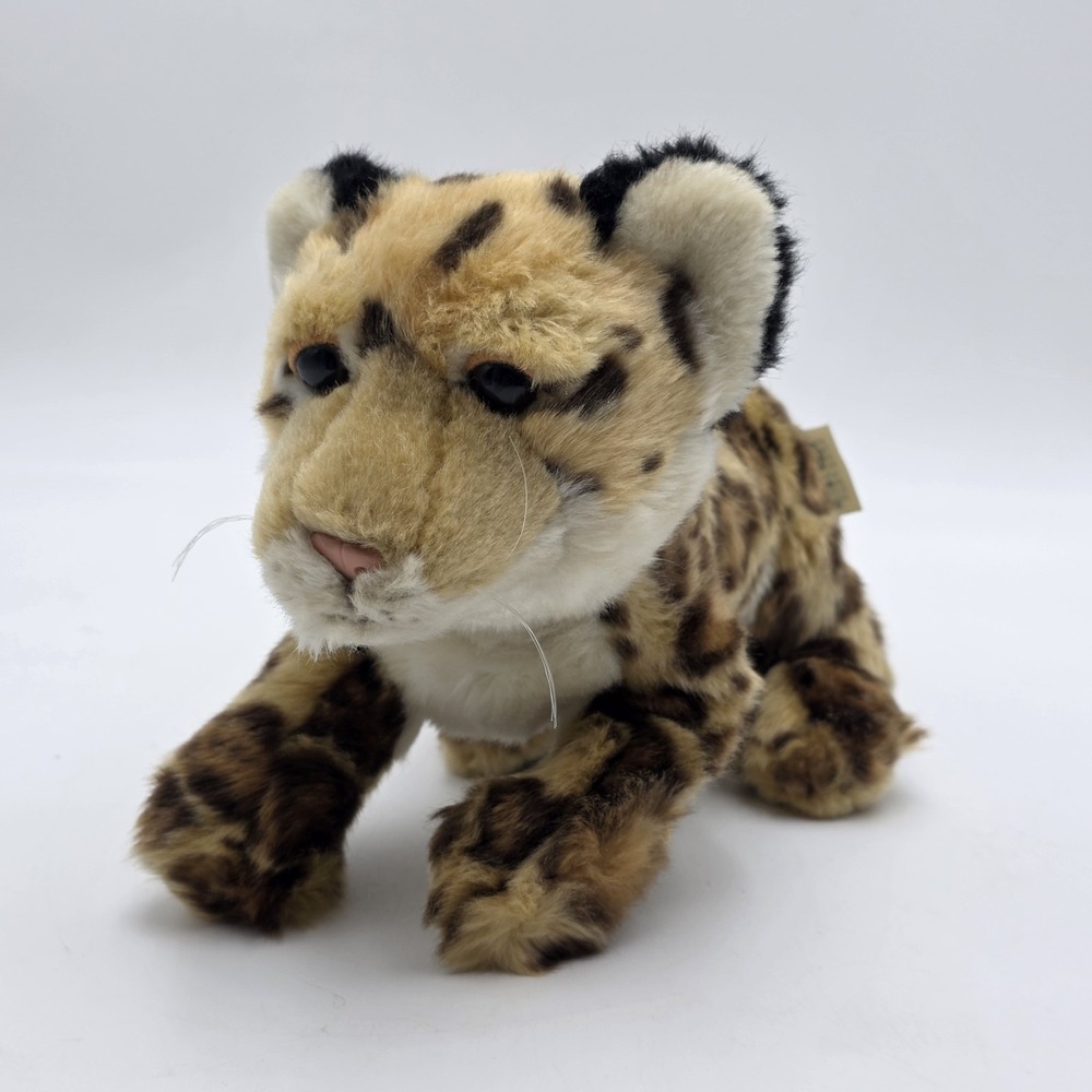 Vintage SOS Save Our Space Leopard Jaguar Plush 2003 Stuffed Animal 12"‎